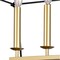 Cwi Lighting Tudor 6 Light Island/Pool Table Chandelier With Satin Gold & Black Finish 1223P36-6-602 - alternate 6